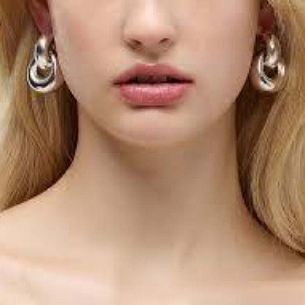 J. Crew Rounded Chainlink Earrings